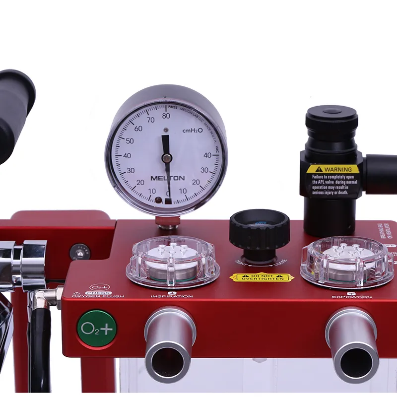 배터리 및 산소 실린더가 포함된 모바일 에너지 회수 ICU 마취 통풍기 인공호흡기 기계