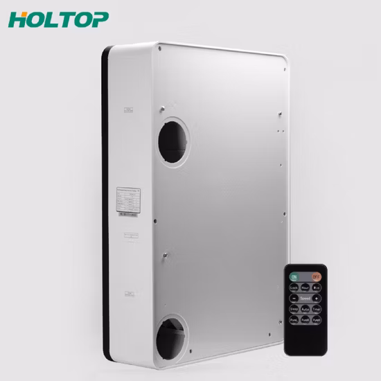 기본적인 주문화 OEM 공장 Holtop 1인실 잘 고정된 Erv 도관이 없는 쉬운 설치 Mvhr 단위 에너지 회수 통풍기 공기 회복 에너지 절약